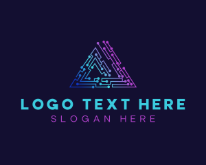 Cyber - Triangle Cyber Tech logo design