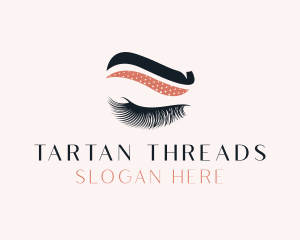 Eyelash Eyebrow Beauty logo design