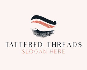 Eyelash Eyebrow Beauty logo design