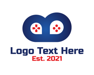 Internet Cafe - Gamepad Letter B logo design