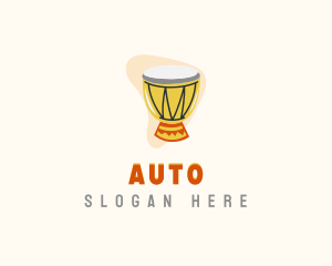 Drummer - Djembe African Drummer logo design