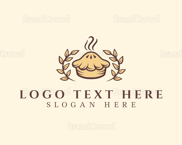 Apple Pie Leaf Baking Logo