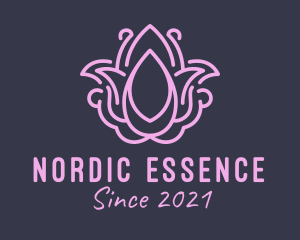 Floral Spa Essence  logo design