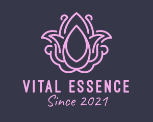 Floral Spa Essence  logo design