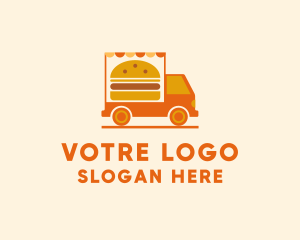 Food Stand - Burger Food Truck logo design