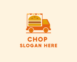 Burger Food Truck logo design