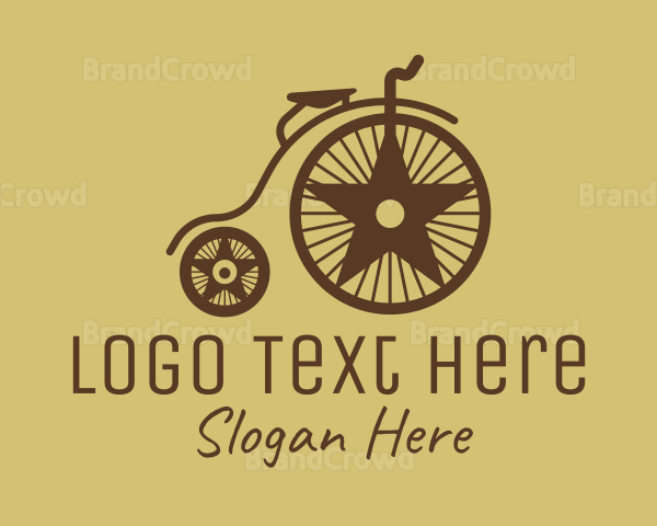 Traditional Penny Farthing Logo BrandCrowd Logo Maker