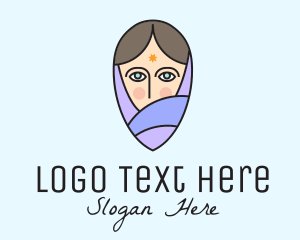 Hijab Muslim Woman  Logo