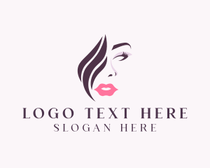 Lady - Beauty Face Cosmetics logo design