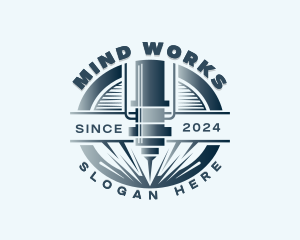 CNC Laser Machinery logo design