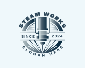 CNC Laser Machinery logo design