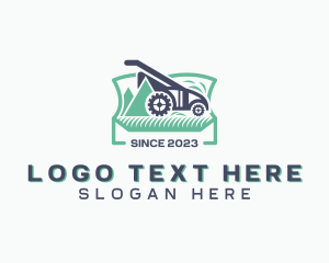 Landscaping - Lawn Mower Landscaping logo design