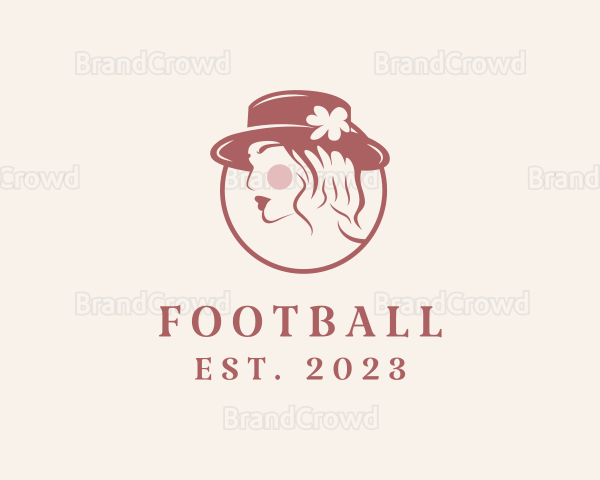 Feminine Fedora Hat Logo