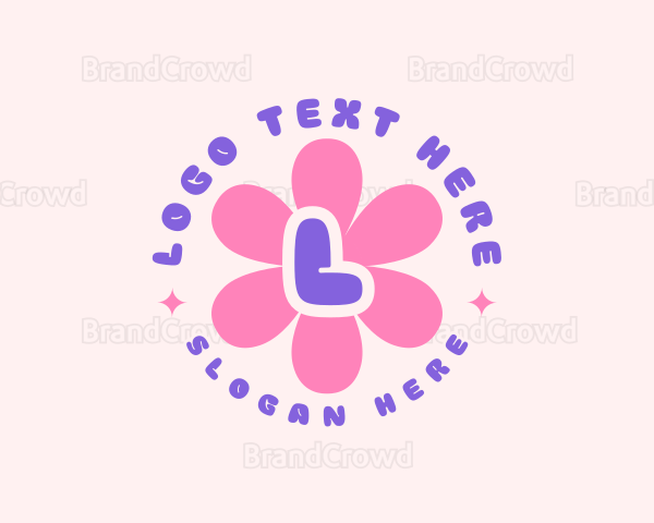 Floral Girly Boutique Logo