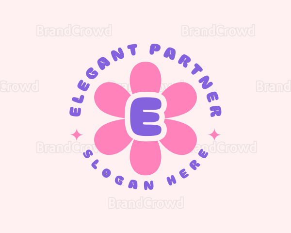 Floral Girly Boutique Logo