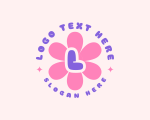 Floral Girly Boutique Logo