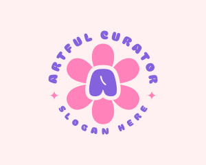 Floral Girly Boutique logo design