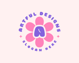 Floral Girly Boutique logo design