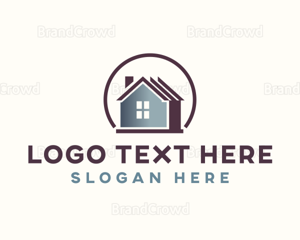 Residential Home Roofing Logo