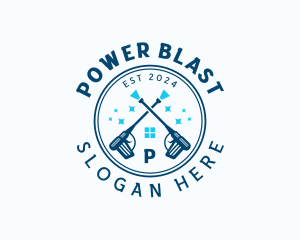 Cleaner Pressure Washing logo design