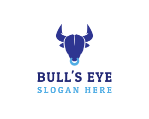 Modern Buffalo Bull logo design