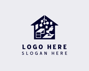 Upholstery - Home Decor Furnishing logo design