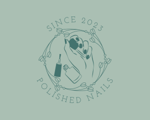 Nail Polish Cosmetics logo design