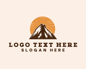 Travel - Nature Mountain Hiking logo design