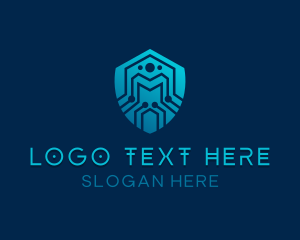 Technology - Cyber Shield Software logo design