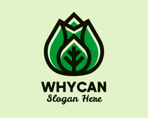 Modern Healthy Leaf  Logo