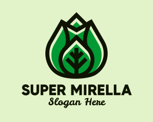 Garden - Modern Healthy Leaf logo design