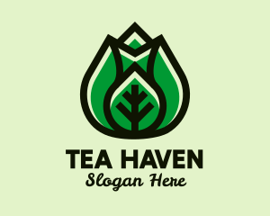 Modern Healthy Leaf  logo design