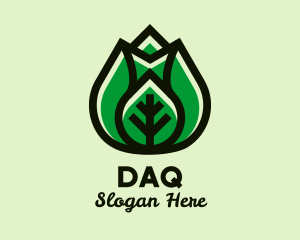 Farmer - Modern Healthy Leaf logo design