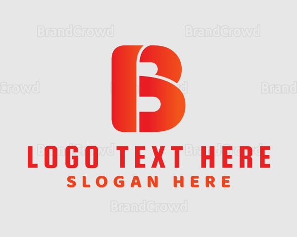 Marketing Fintech Letter B Logo