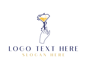 Diamond - Diamond Wines Glass logo design