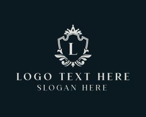 High Fashion - Royal Crown Shield Boutique logo design
