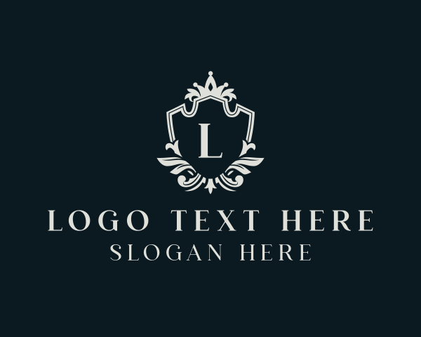 Jewelry - Royal Crown Shield Boutique logo design