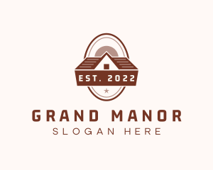 Mansion - Mansion House Roof logo design