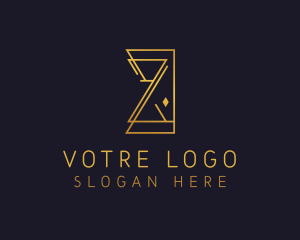 Letter L - Luxury Elegant Company Letter Z logo design