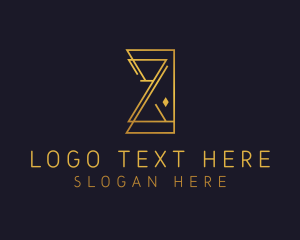 Letter L - Luxury Elegant Company Letter Z logo design