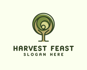 Holistic Nature Tree logo design