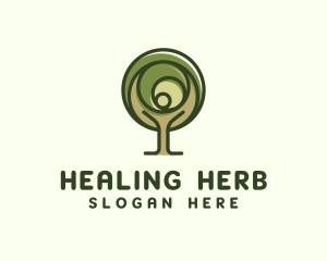 Holistic Nature Tree logo design