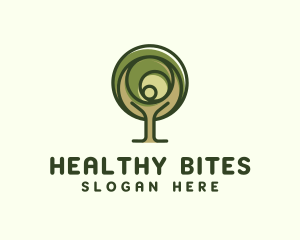 Holistic Nature Tree logo design