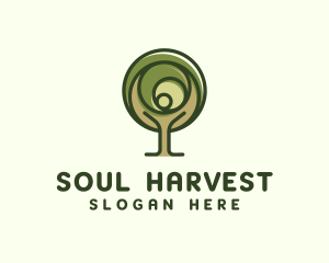 Holistic Nature Tree logo design