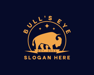 Wildlife Bison Bull logo design