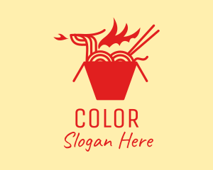 Asian Dragon Noodles Logo