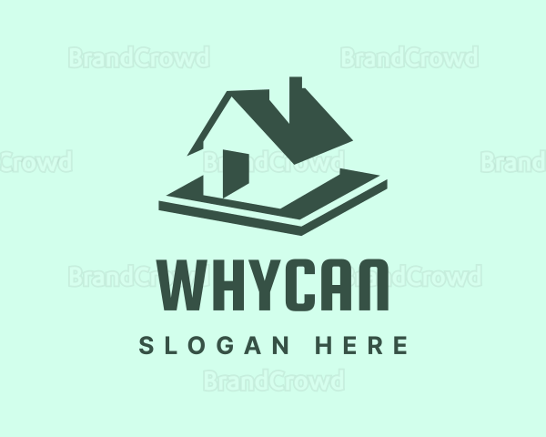 Bungalow House Property Logo