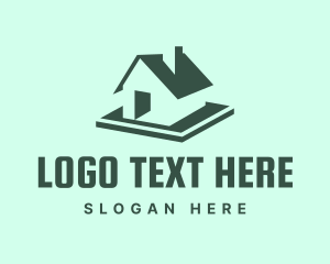 Residential - Bungalow House Property logo design