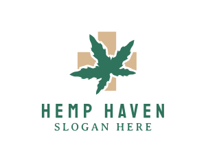 Medical Marijuana Leaf logo design