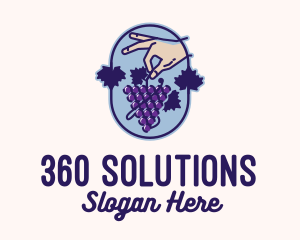 Grape Vine Harvest  logo design